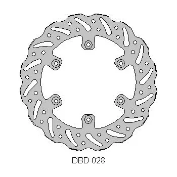 Brzda pro motocykl DELTA BRAKING Brzdový kotouč zadní 245 Varianta: G