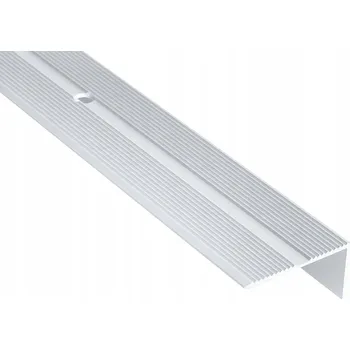 Podlahová lišta SCHODOVÁ LIŠTA 40x20 ROHOVÝ PROFIL STŘÍBRNÁ 1m