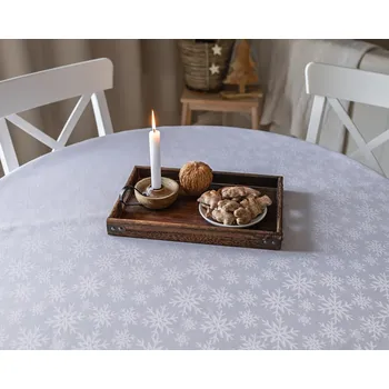 ubrus Ubrus vánoční bílá Z-3489 Ø 30