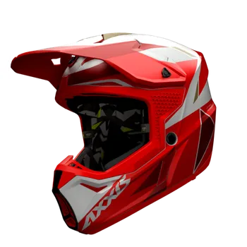 Helma na motorku Přilba AXXIS MX803 WOLF BANDIT B MAT červená Varianta: XL