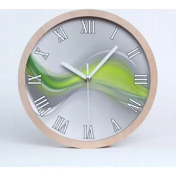 Hodiny Kuchyňské nástěnné hodiny abstrakce vlny pr. 20 cm