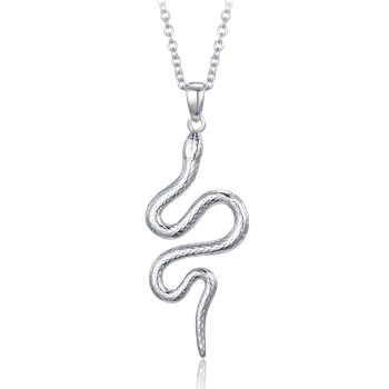 Náhrdelník MINET Stříbrný náhrdelník had