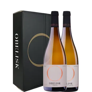 Víno Obelisk balíček bílých aromatických vín + dárkové balení