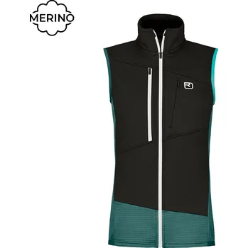 Dámská vesta Vesta ORTOVOX Wms Fleece Grid Vest dark arctic grey S 2025 - Odesíláme do 24 hodin
