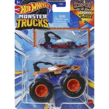 auto na autodráhu Hot Wheels Monster Truck Scorpedo 1:64