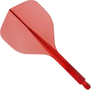 Příslušenství pro šipky Letky CONDOR AXE 120 Standard Clear Red Short