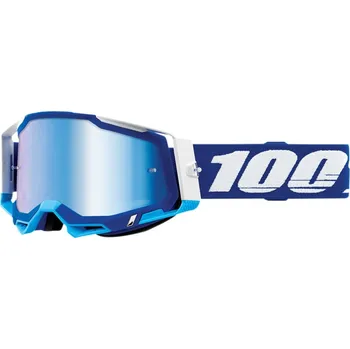 Motocyklové brýle Brýle 100% RACECRAFT2 Blue blue mirror 2021