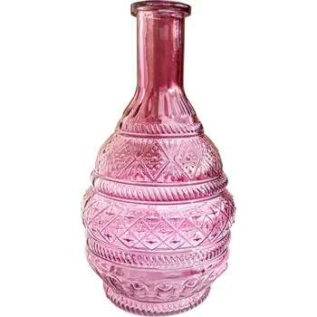 Váza Skleněná váza LISOVANÉ SKLO 22 cm