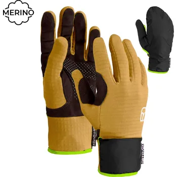 Rukavice na snowboard ORTOVOX Fleece Grid Cover sweet alison XS 2025 - Odesíláme do 24 hodin