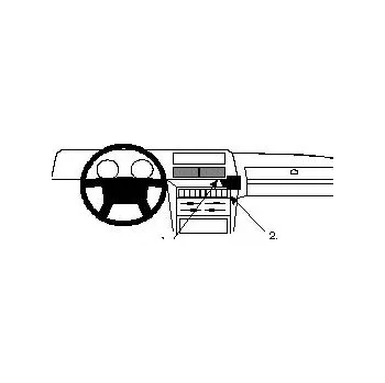 Brodit ProClip montážní konzole na palubní desku pro Volvo 240 81-97, 851955