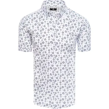 Pánská košile Pánská košile s krátkým rukávem KX1020 Barva: Bílá, Velikost: XL