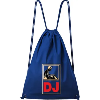 Městský batoh DOBRÝ TRIKO Bavlněný batoh s potiskem DJ Barva: Královsky modrá