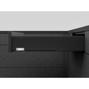 Nábytkové kování Blum K-BLUM Legrabox M 450mm/40 kg, Blumotion/TOB, karbon černý :: vrut