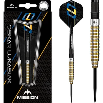 Šipky Mission Oskar Lukasiak 95% 22g steel