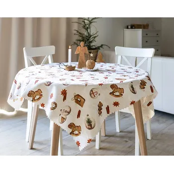 ubrus Ubrus vánoční Z-3580 Ø 80