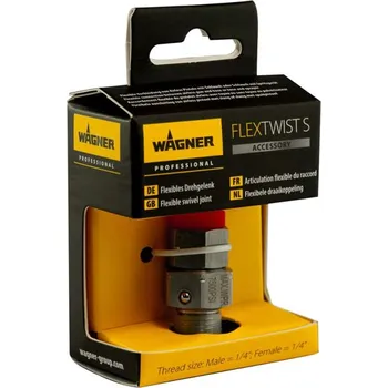 Stříkací pistole Wagner FLEXTWIST S, přímý otočný díl k 1/4" hadici airless