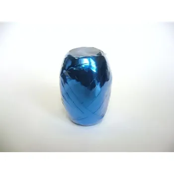 Stuha Vázací stuha 5mm x 20m metalická modrá