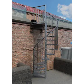 Schodiště Minka Rondo Zink Smart průměr 140cm venkovní pozinkované točité schodiště