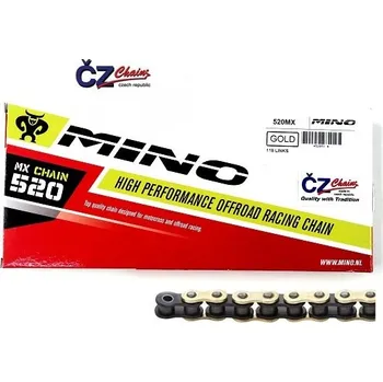Motodíl ČZ Řetěz 520 MX GOLD Varianta: 118