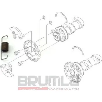 Motor pro motocykl Originál díl Pružinka vačky