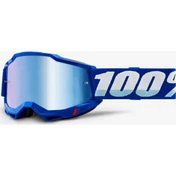 Motocyklové brýle Brýle 100% ACCURI2 Blue blue mirror 2021