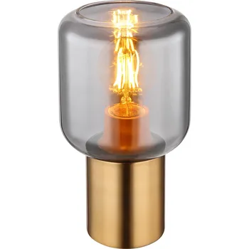 Lampička Globo 21004M | NINJO stolní lampička | 1x E27 | zlatá | Š: 13 cm |