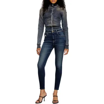 Dámské džíny DŽÍNY DIESEL 1984 SLANDY-HIGH TROUSERS BLUE