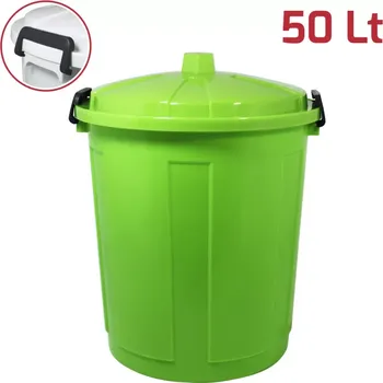Odpadkový koš RecaPlast SUD NA ODPAD 50 ZEL (SUD s poklopem na tříděný odpad )