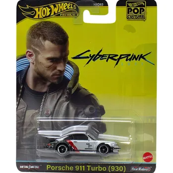 auto na autodráhu Hot Wheels Premium Pop Culture Cyberpunk Porsche 911 Turbo (930)
