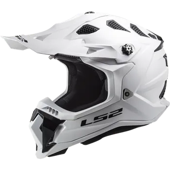Helma na motorku Přilba LS2 MX700 SUBVERTER SINGLE MONO GLOSS WHITE Varianta: M