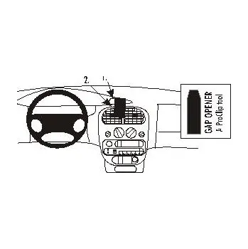 Brodit ProClip montážní konzole na palubní desku pro Chrysler Neon 00-02, 852704