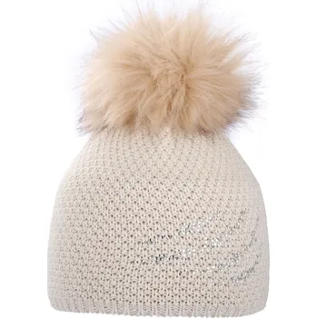 Čepice Capu 691A W - bílá/béžová UNI čepice