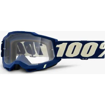 Motocyklové brýle Brýle 100% ACCURI2 Deepmarine clear mirror 2021