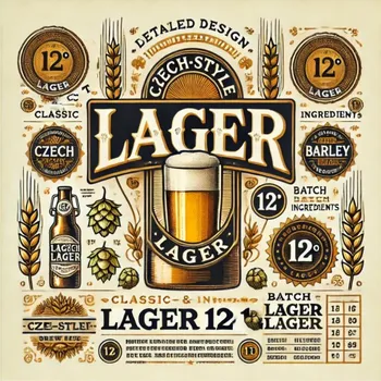 Pivo Světlý ležák 12° suroviny na 25l