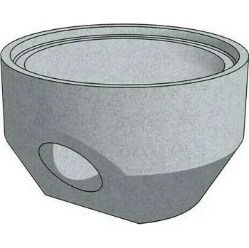 Kanalizační potrubí Dno uliční CSBETON TBV-Q 450/380/1d s výtokem DN 200 PVC