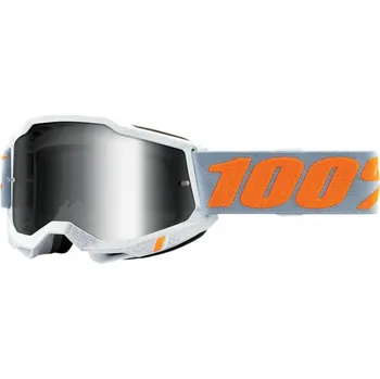 Motocyklové brýle Brýle 100% ACCURI2 Speedco silver mirror 2021