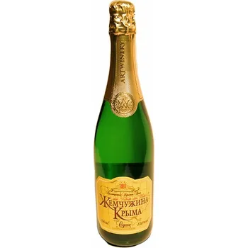 Suché bílé šumivé víno 0,75L Žemčužina Kryma