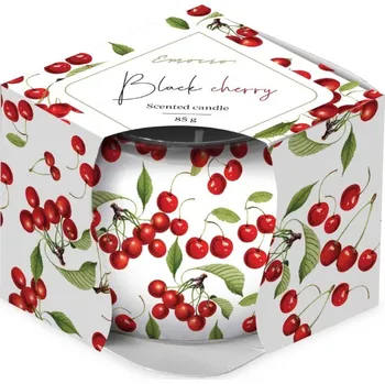 Svíčka Emocio Dekor Black Cherry 70x62 mm ( )