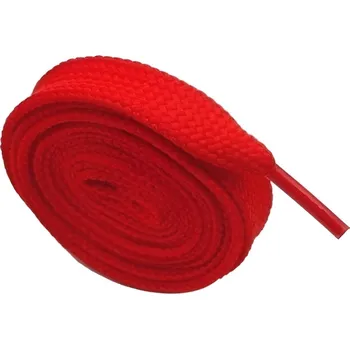 Tkaničky do bot Woodrow Široké tkaničky do tepláků bot kalhot mikiny * š: 1,5 cm - červené