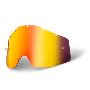 Motocyklové brýle Sklo do brýlí 100% RCRAFT/ACURI Red