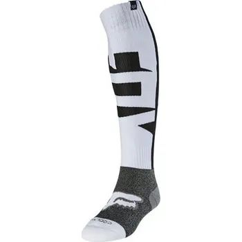 Moto obuv Ponožky FOX Coolmax Thin Sock Speyer Black/White Varianta: M