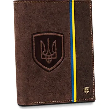 Peněženka Pánská kožená peněženka bez vnějšího zapínaní- Barva: Hnědá