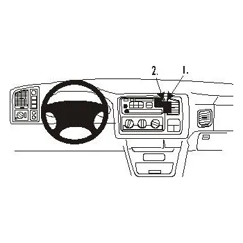 Brodit ProClip montážní konzole na palubní desku pro Chevrolet Silverado 99-02, 853111