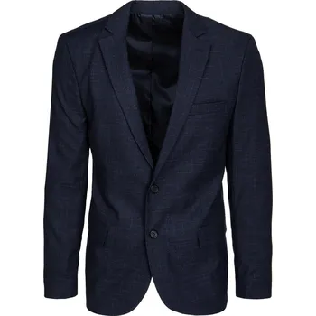 Pánské sako Pánské jednořadé sako MX0619 Barva: Tmavě Modrá, Velikost: XXL/58