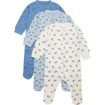 OVERALY FIXONI 3 KS S ŤAPKAMI, CHLAPECKÉ S AUTY Velikost: 104