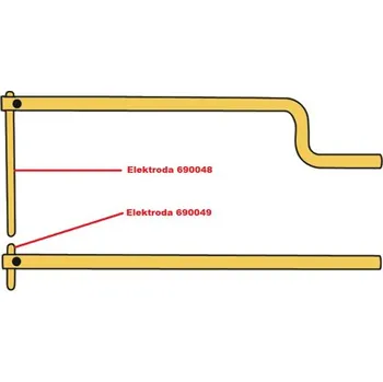 Svářečka Elektroda pro čelisti XA9 Telwin 690049