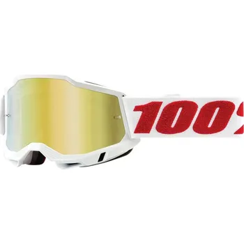 Motocyklové brýle Brýle 100% ACCURI2 Denver gold mirror 2021