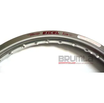 Kolo pro motocykl EXCEL ráfek zadní 1,85x19-36H stříbrný KX-RM