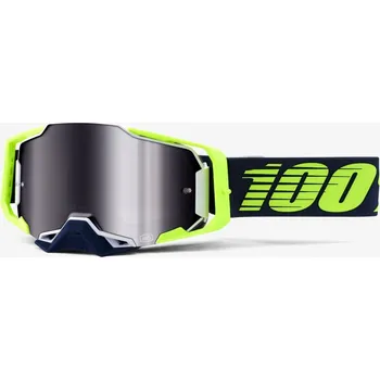 Motocyklové brýle Brýle 100% ARMEGA Deker silver flash mirror 2021