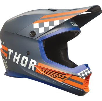 Helma na motorku Přiblba THOR Sector 2 Combat Matte/ Orange/Gray Varianta: M